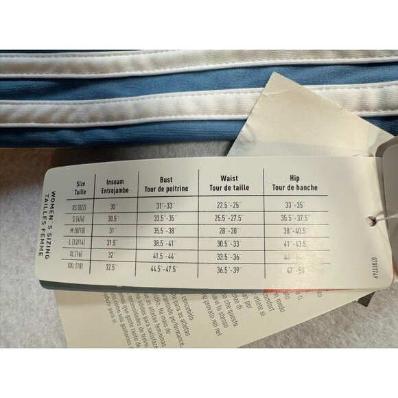 Adidas Thermo System Shirt ATS V-Neck Loose Fit Rave Blue/White Women's Large L - Picture 7 of 9